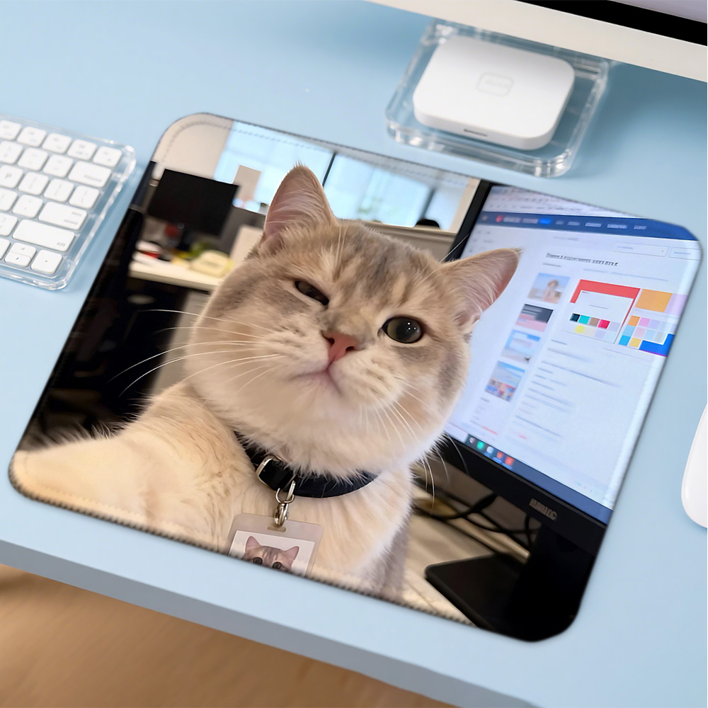 Mosepad Kawaii Funny Cat Compu - Gaming Accessories For Gaming Desk ulasan dan harga